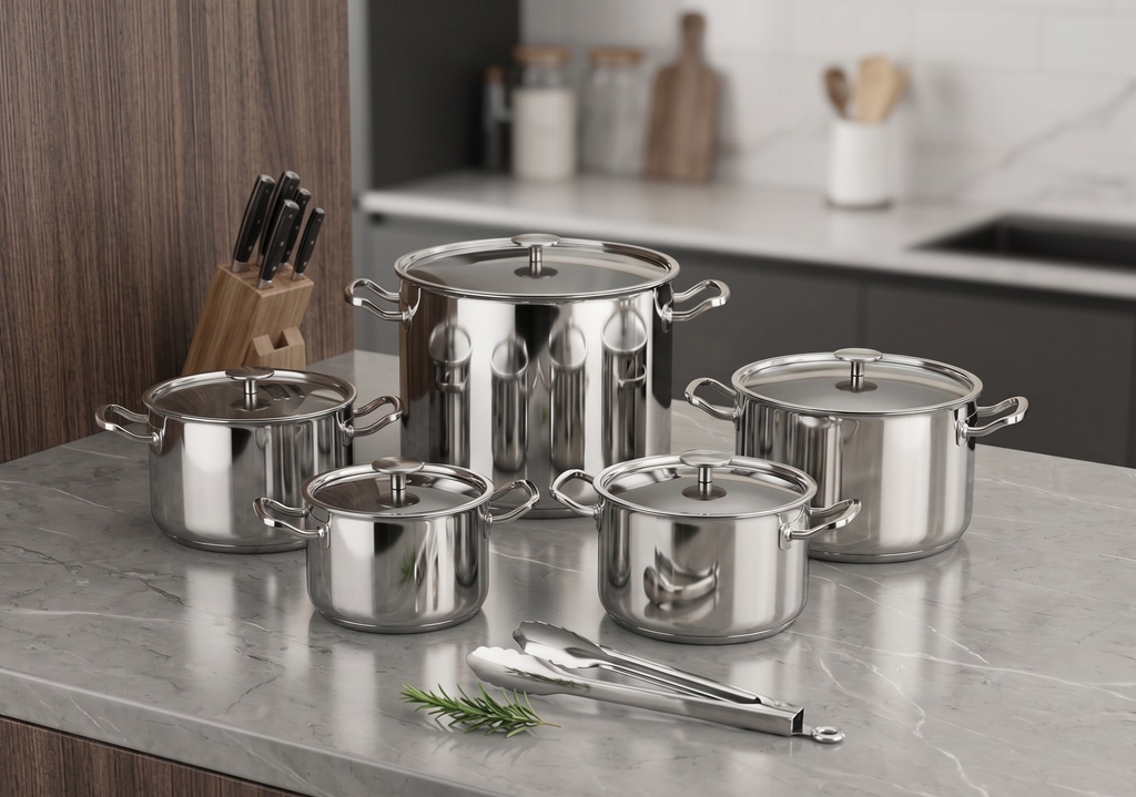 10-Pcs Premium Stainless Steel Set