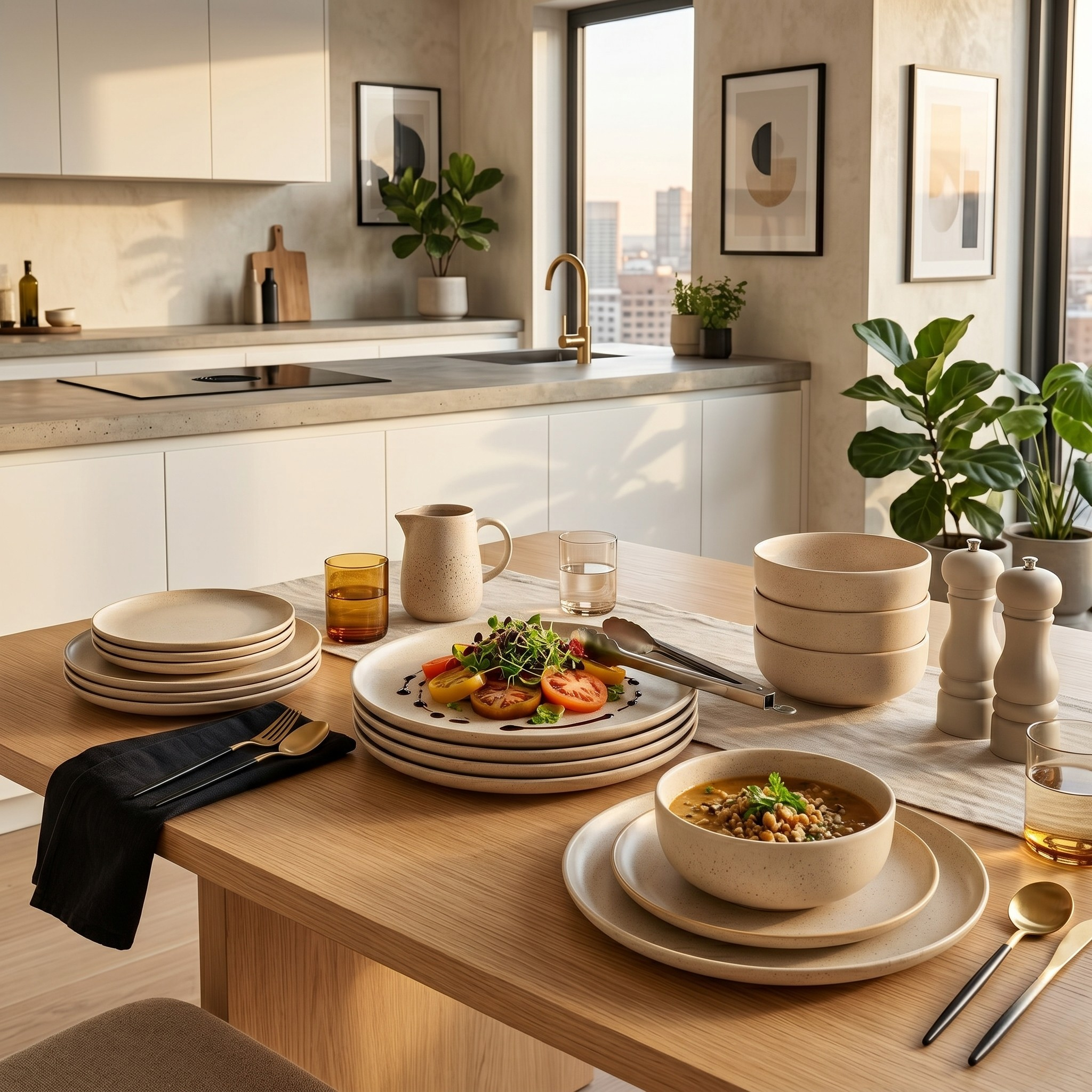 Sand Matte Dinner Set