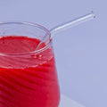 Curved Straw Glass Delight