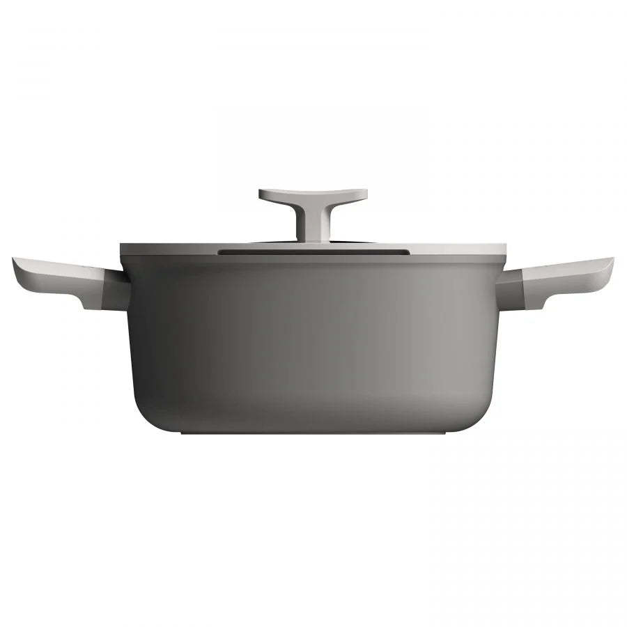 BergHOFF Covered Stockpot 24 cm — Leo Line Silver