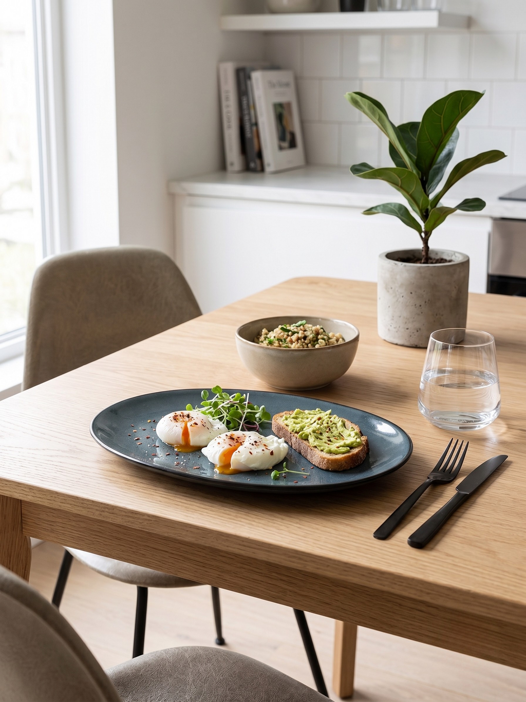 Emerald Blue Serving Platter