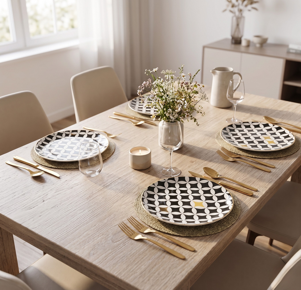 4-Pieces Starry 27 CM Plate