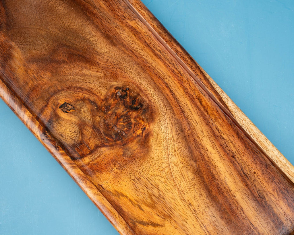 Wooden rectangular serving board