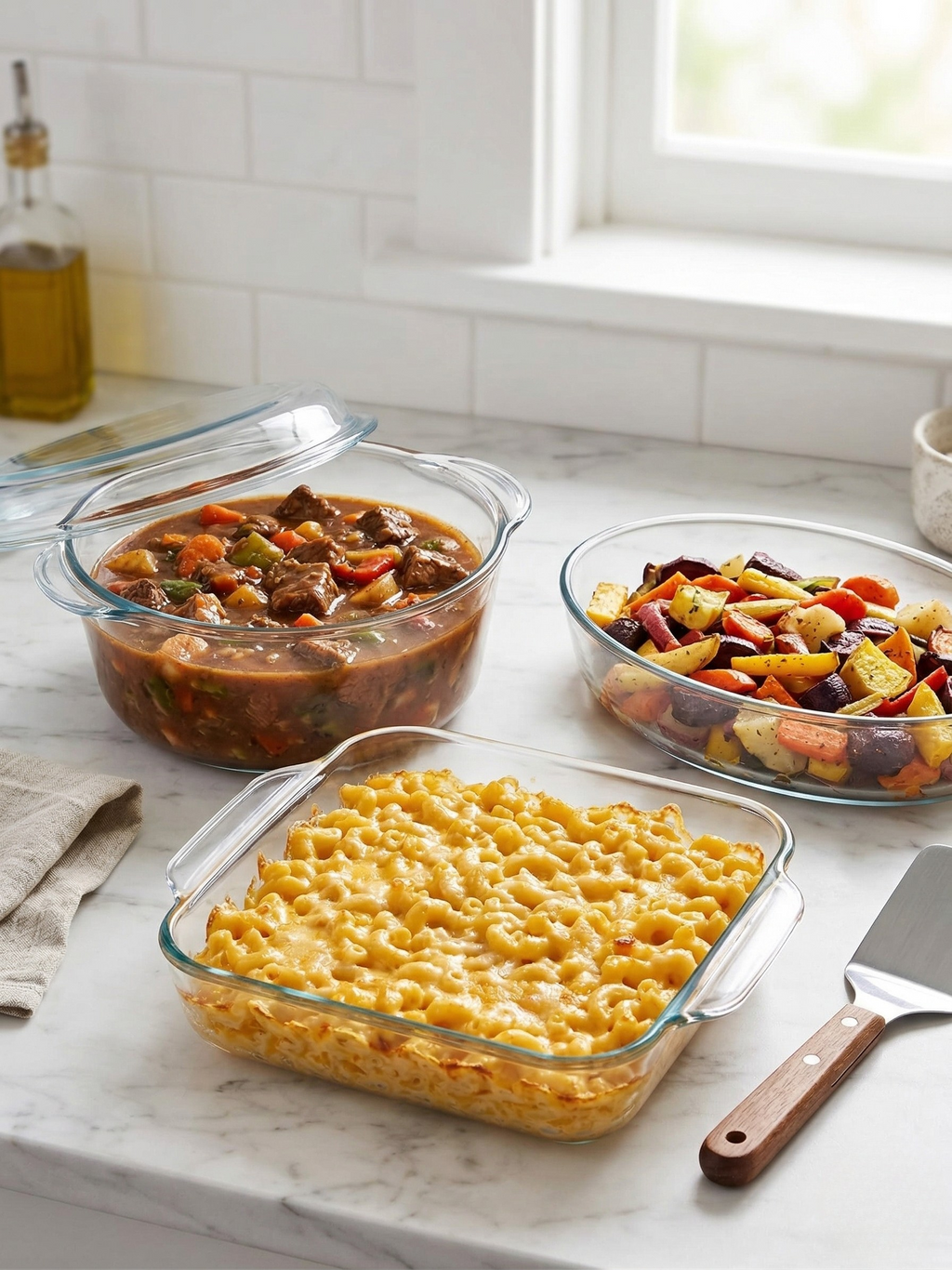 Borcam Pyrex 4-Piece PrimeBake Cooking Set