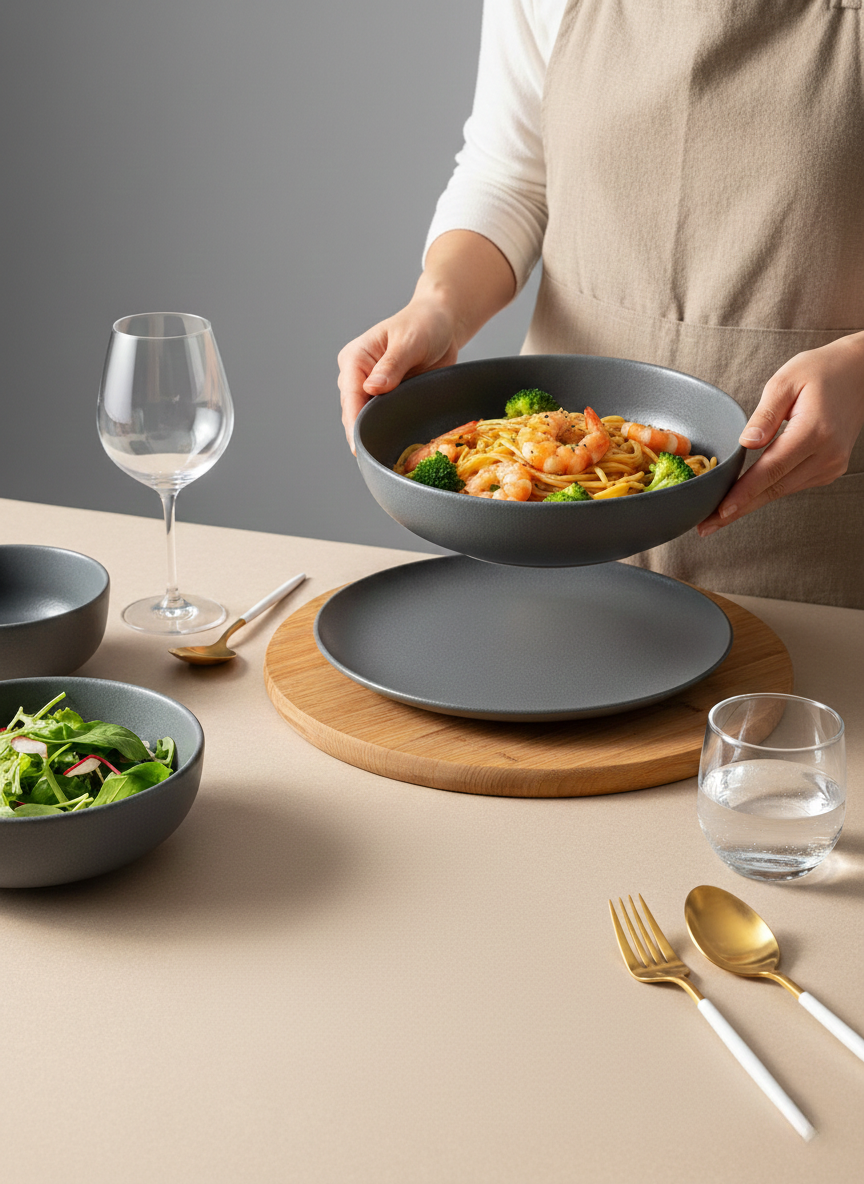 Neo Stone Dinner Set