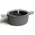BergHOFF Covered Stockpot 24 cm — Leo Line Silver