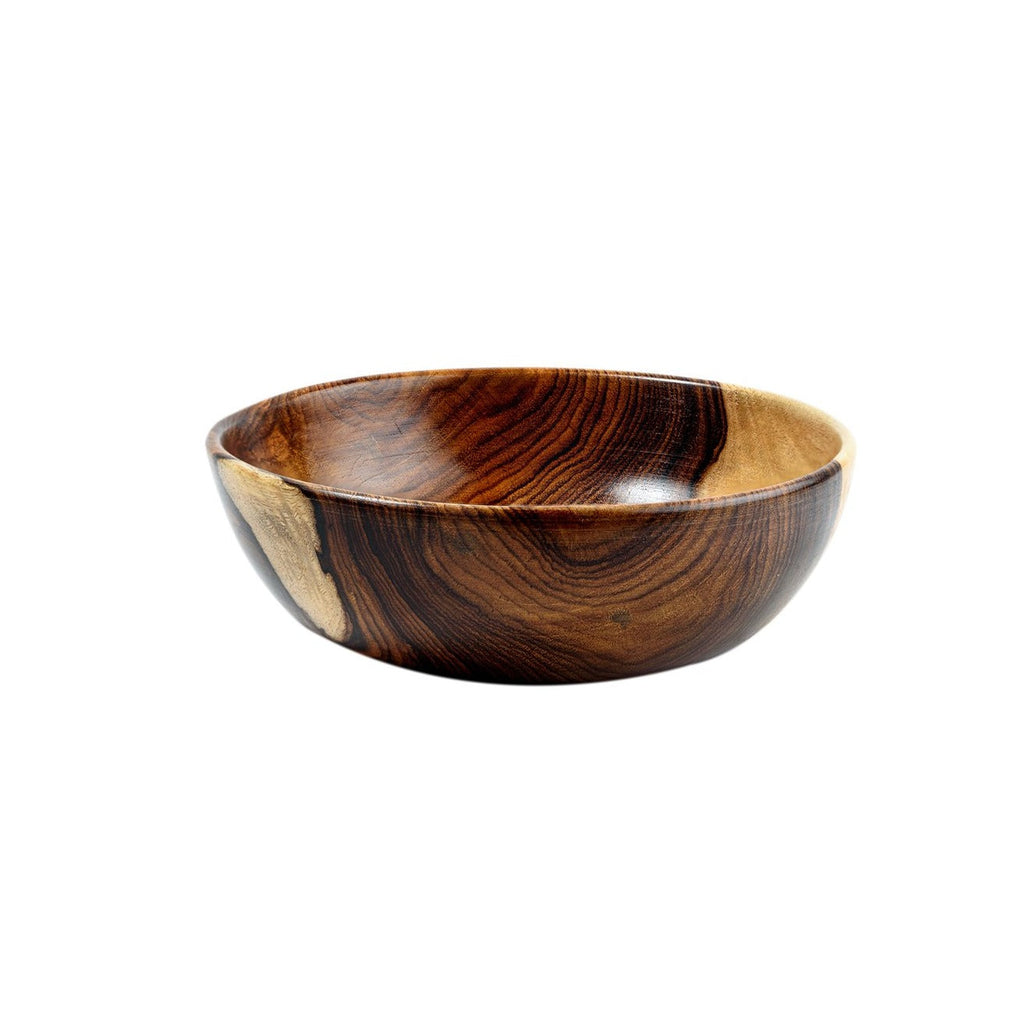 20 cm Wooden Circular Bowl
