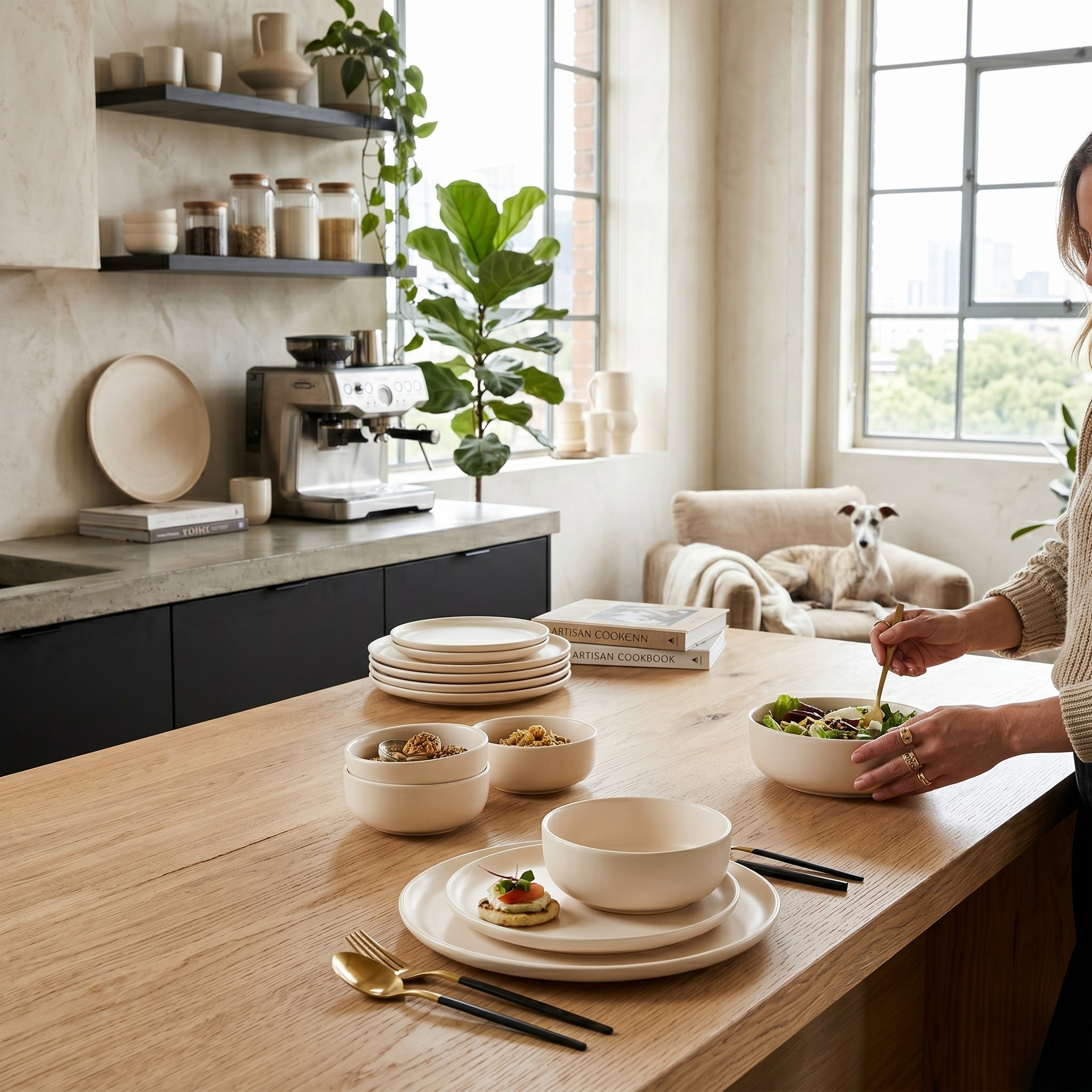Ivory Dinner Set
