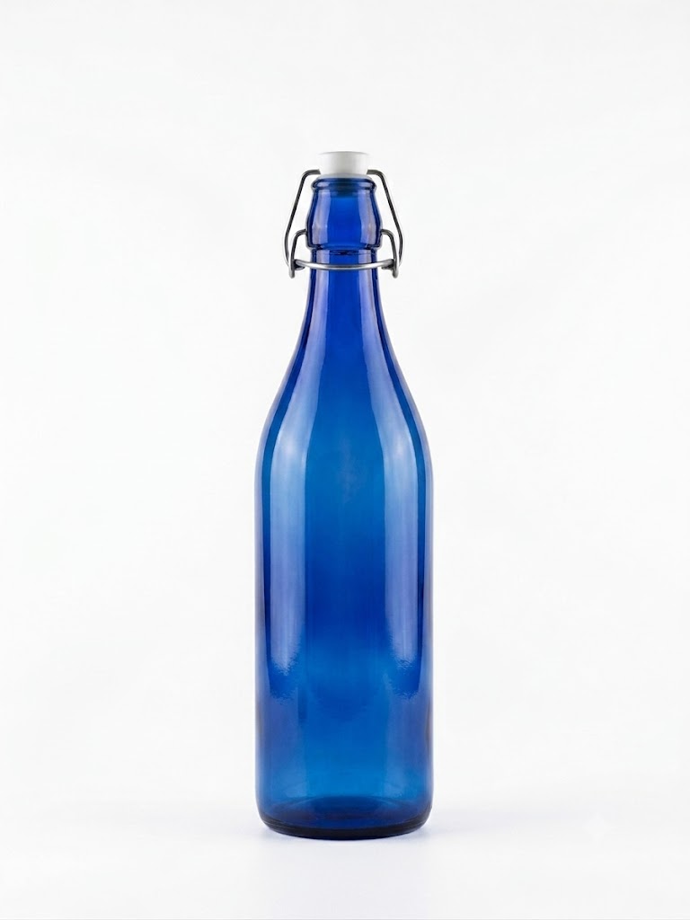 Glass Bottle with Swing Lid
