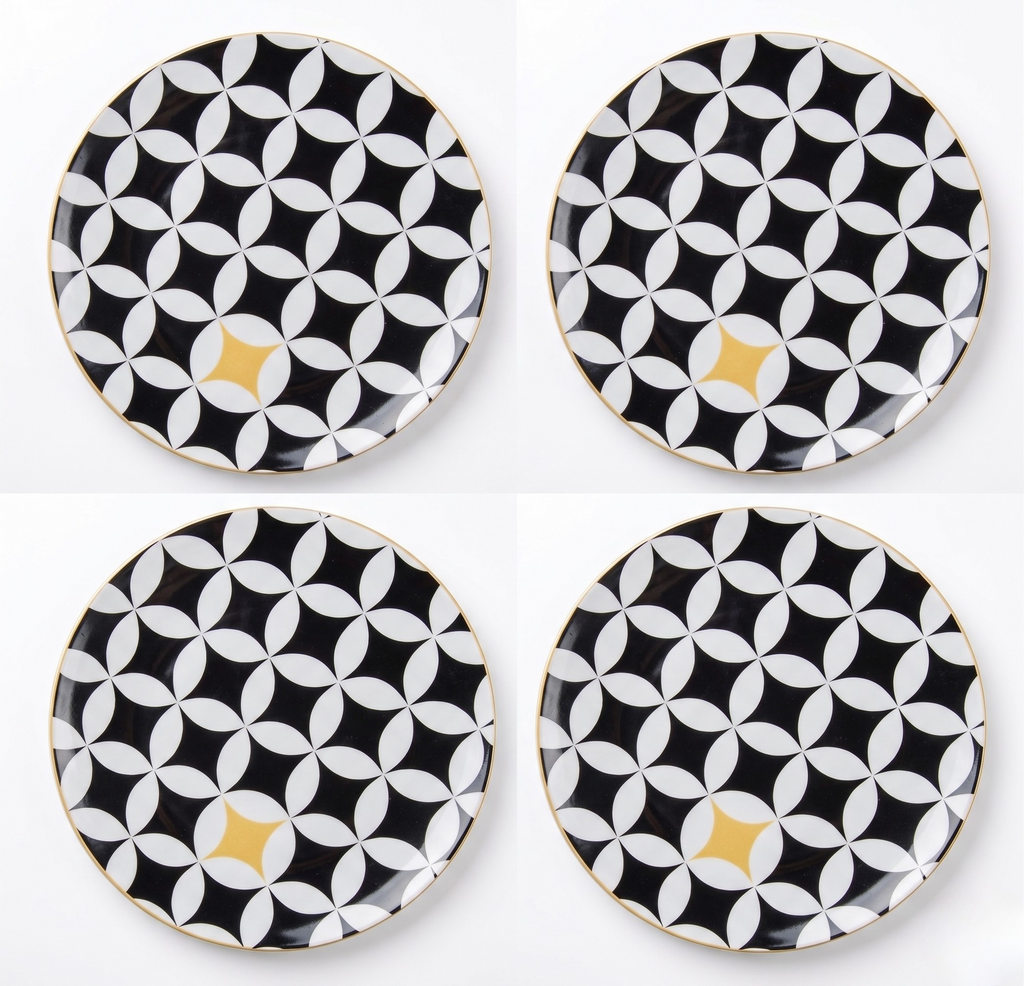 4-Pieces Starry 27 CM Plate