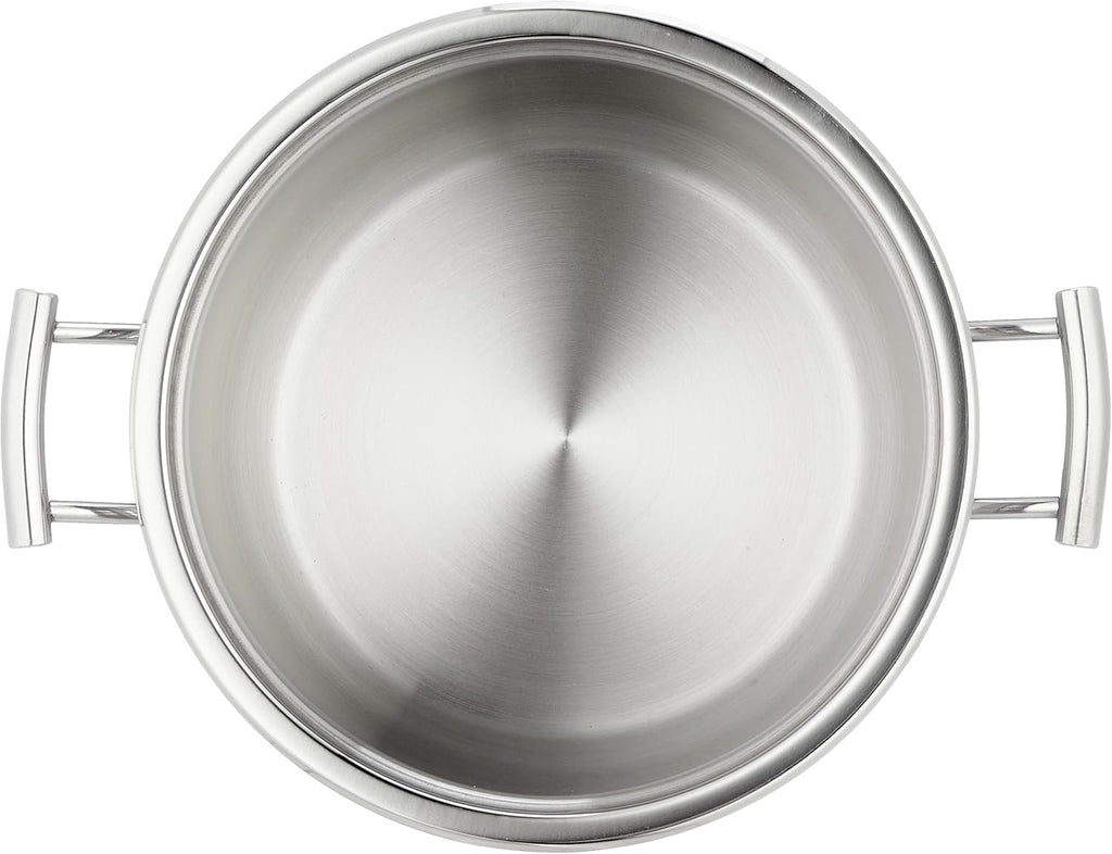 Silver Star Platinum Handle (Bombay) 10 Piece Cookware Set