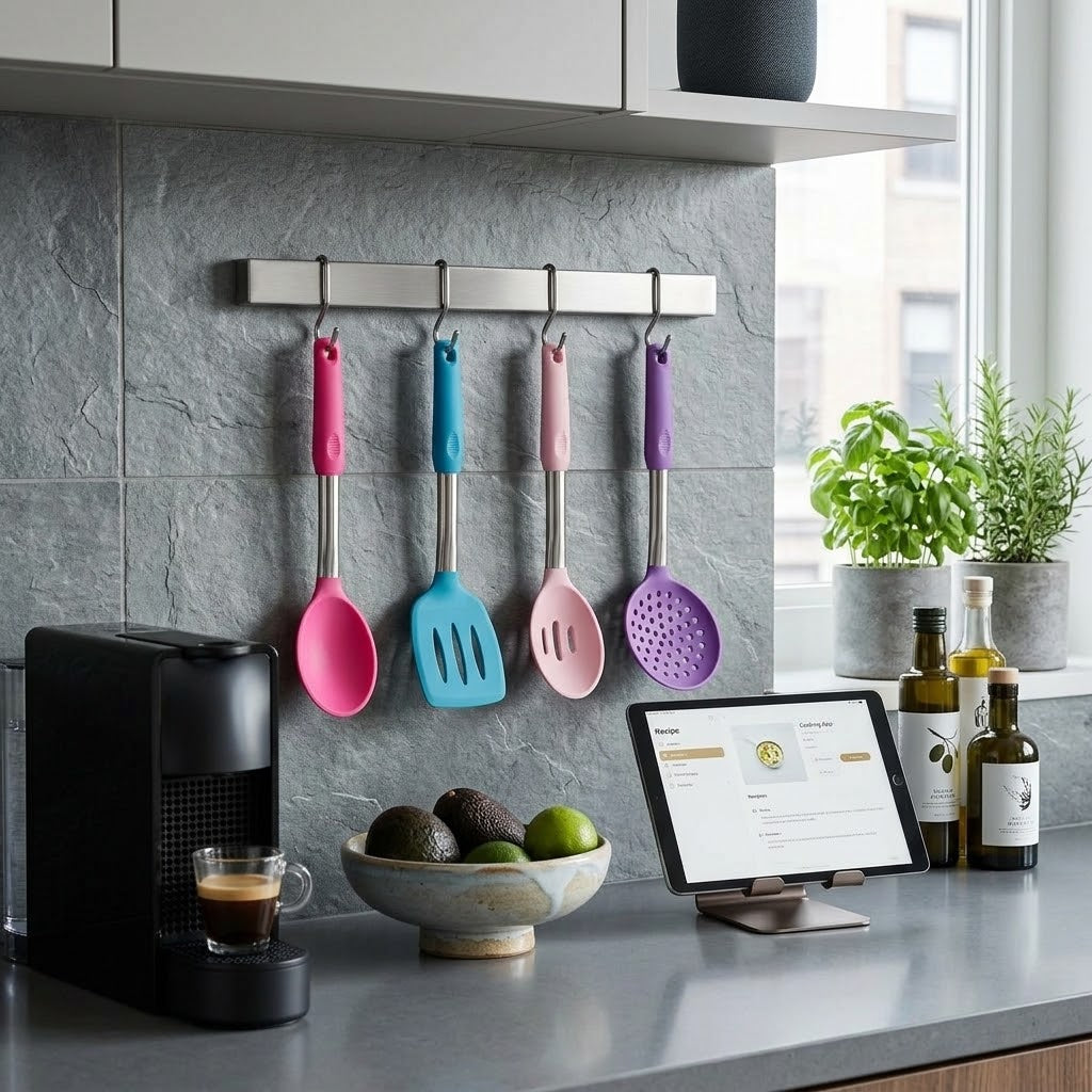 4-Pieces Silicon Kitchen Utensil Set