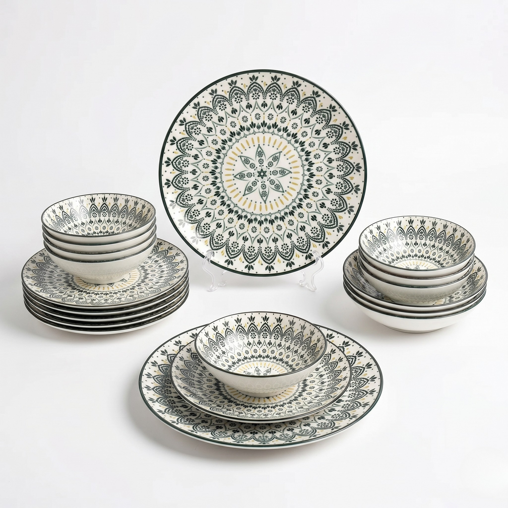 The Patterned Dinner Set