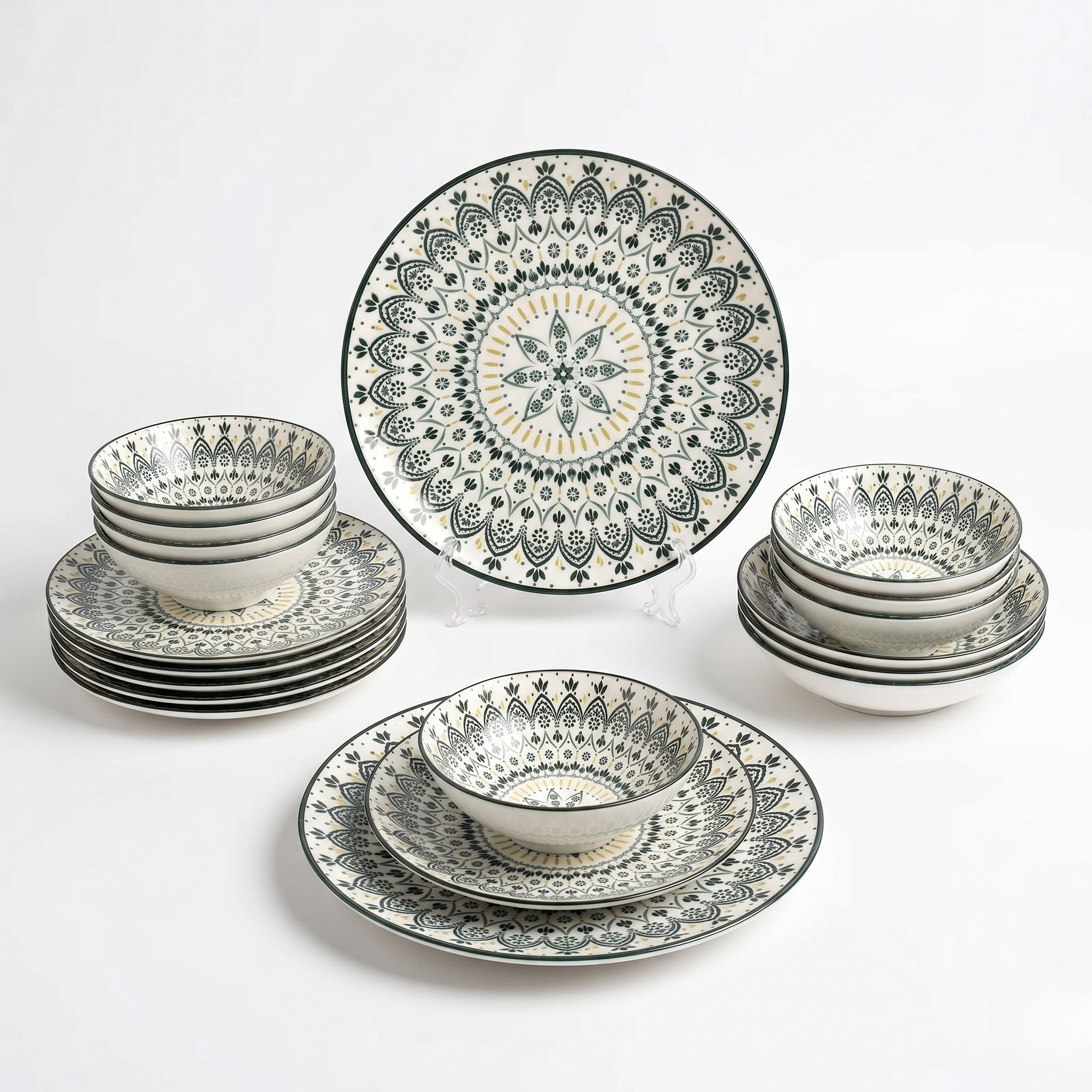 The Patterned Dinner Set