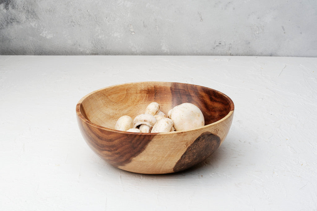 20 cm Wooden Circular Bowl