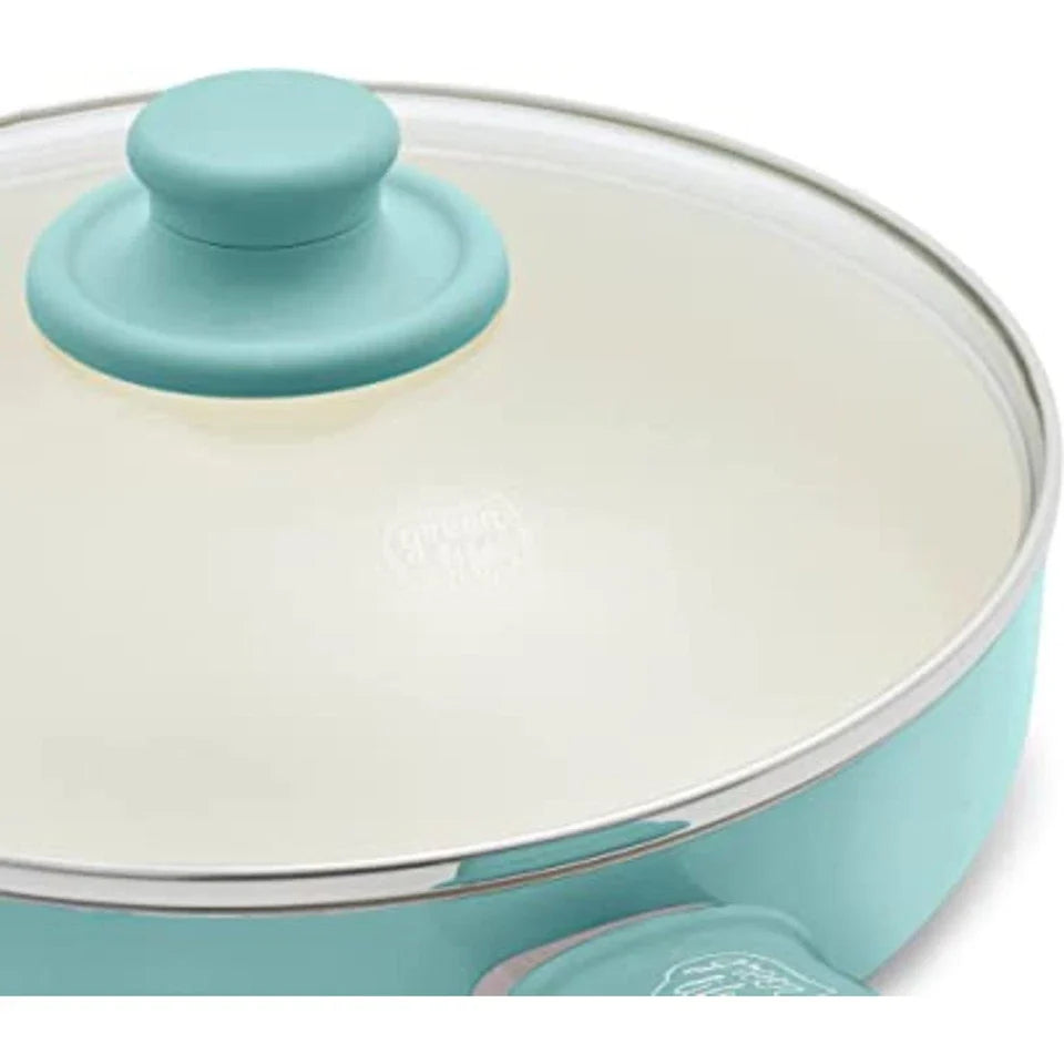 GreenLife Cookware Set 15-Piece Soft Grip Ceramic Non-Stick PFAS Free