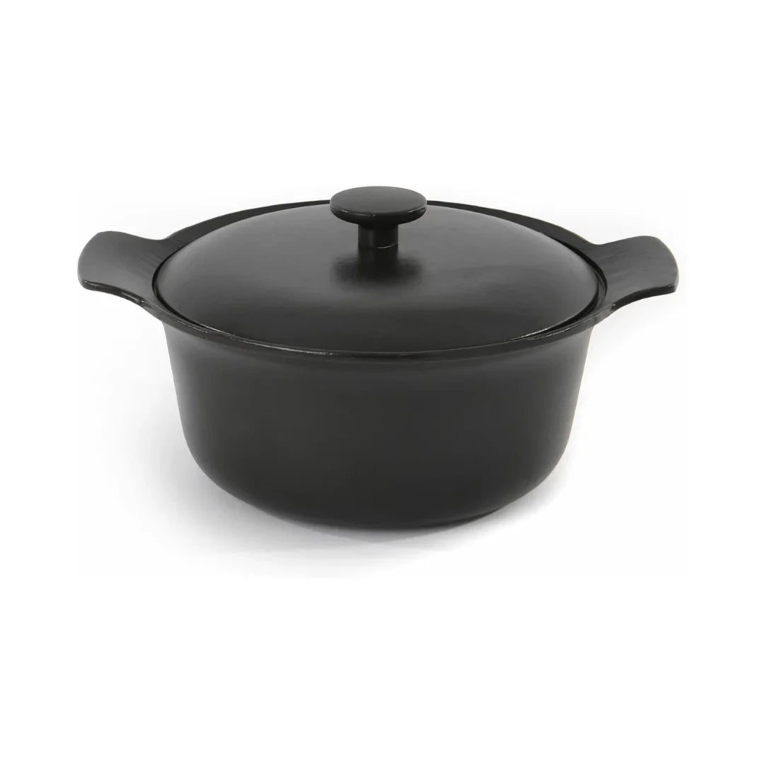 BergHOFF Covered stockpot cast iron black 24 cm