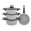 7 Pieces Set Bio Granite Gray