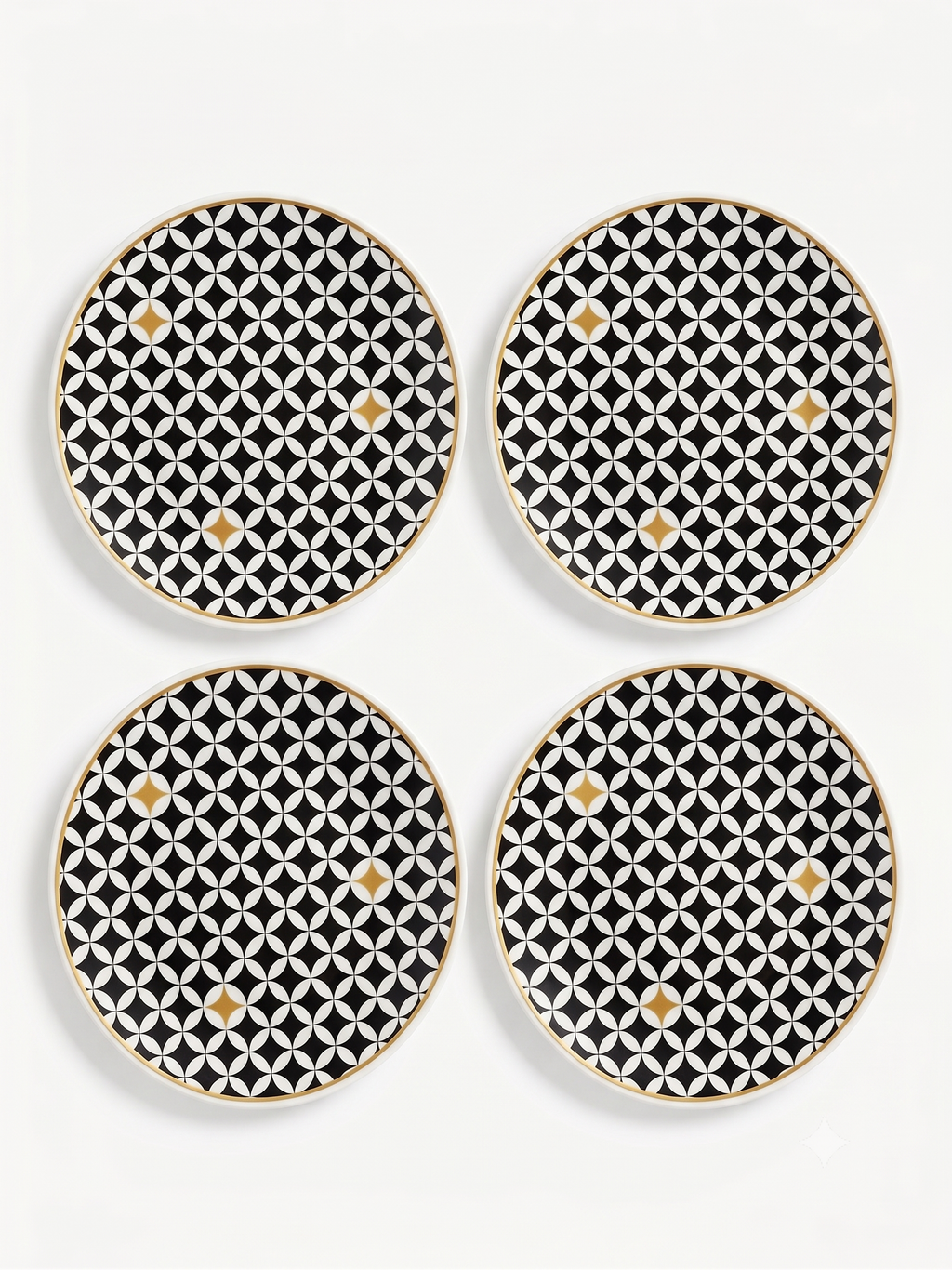 4-Pieces Starry 20 CM Plate