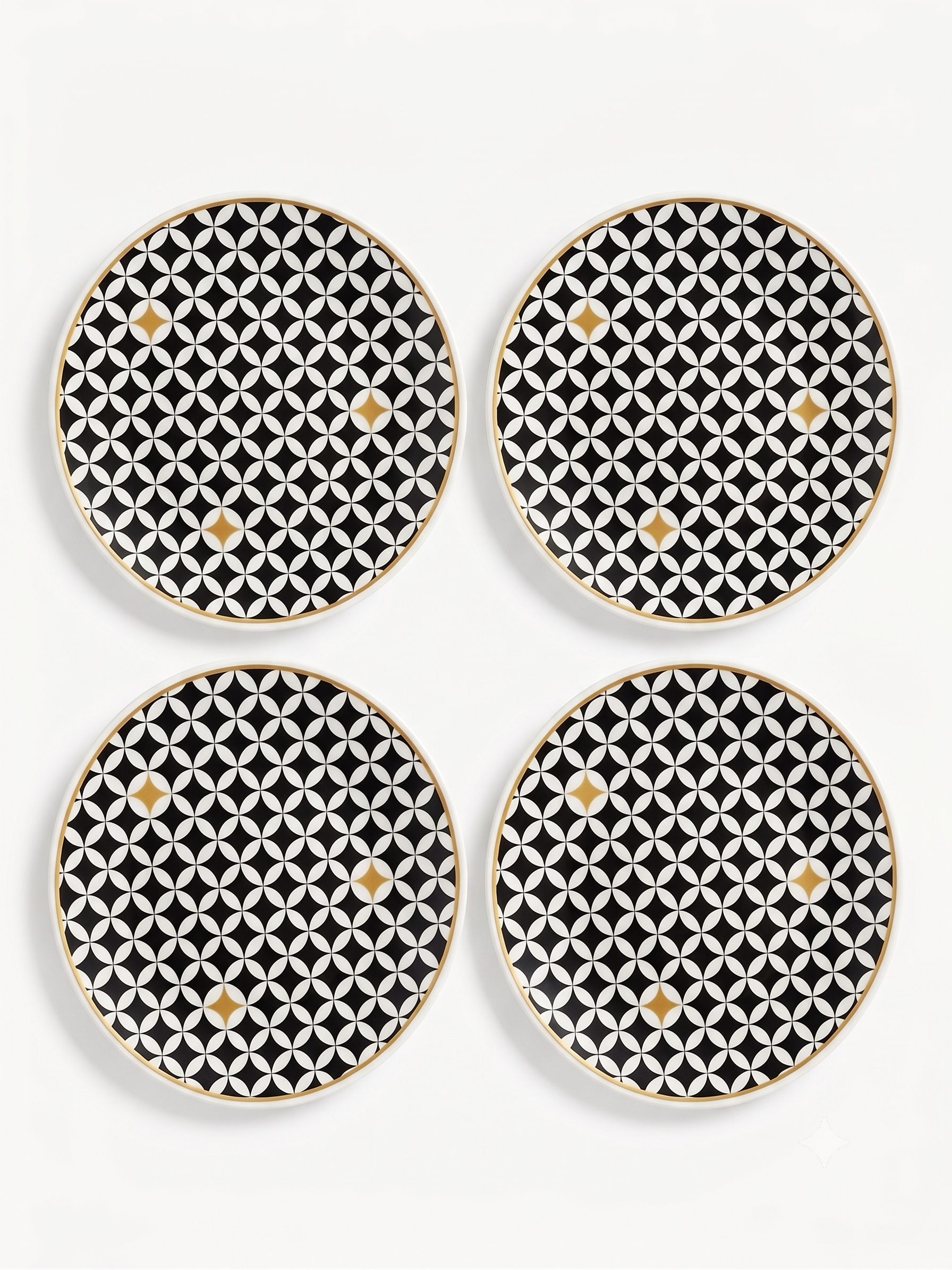 4-Pieces Starry 20 CM Plate