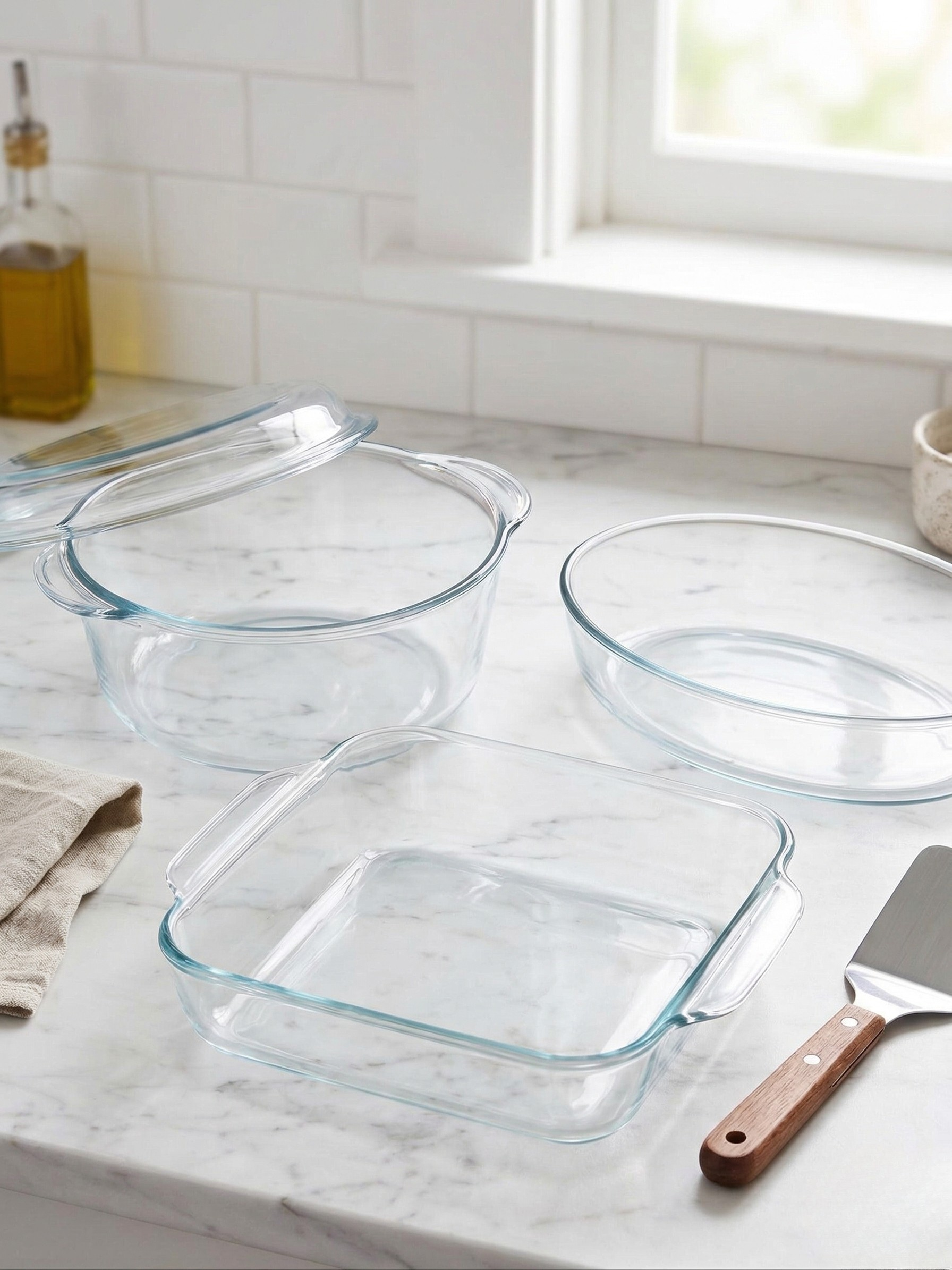 Borcam Pyrex 4-Piece PrimeBake Cooking Set