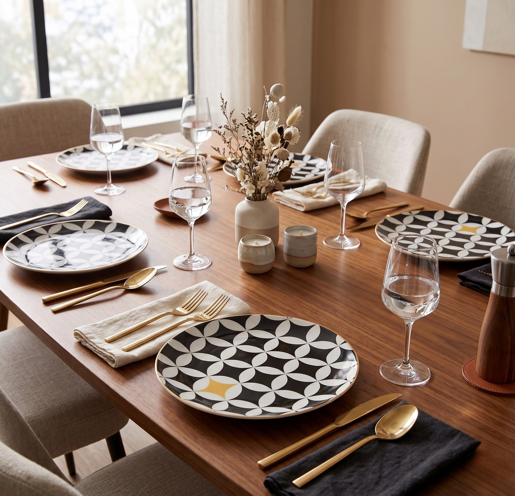 4-Pieces Starry 27 CM Plate