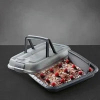 BergHOFF Gem Covered Cake Pan with Slicer
