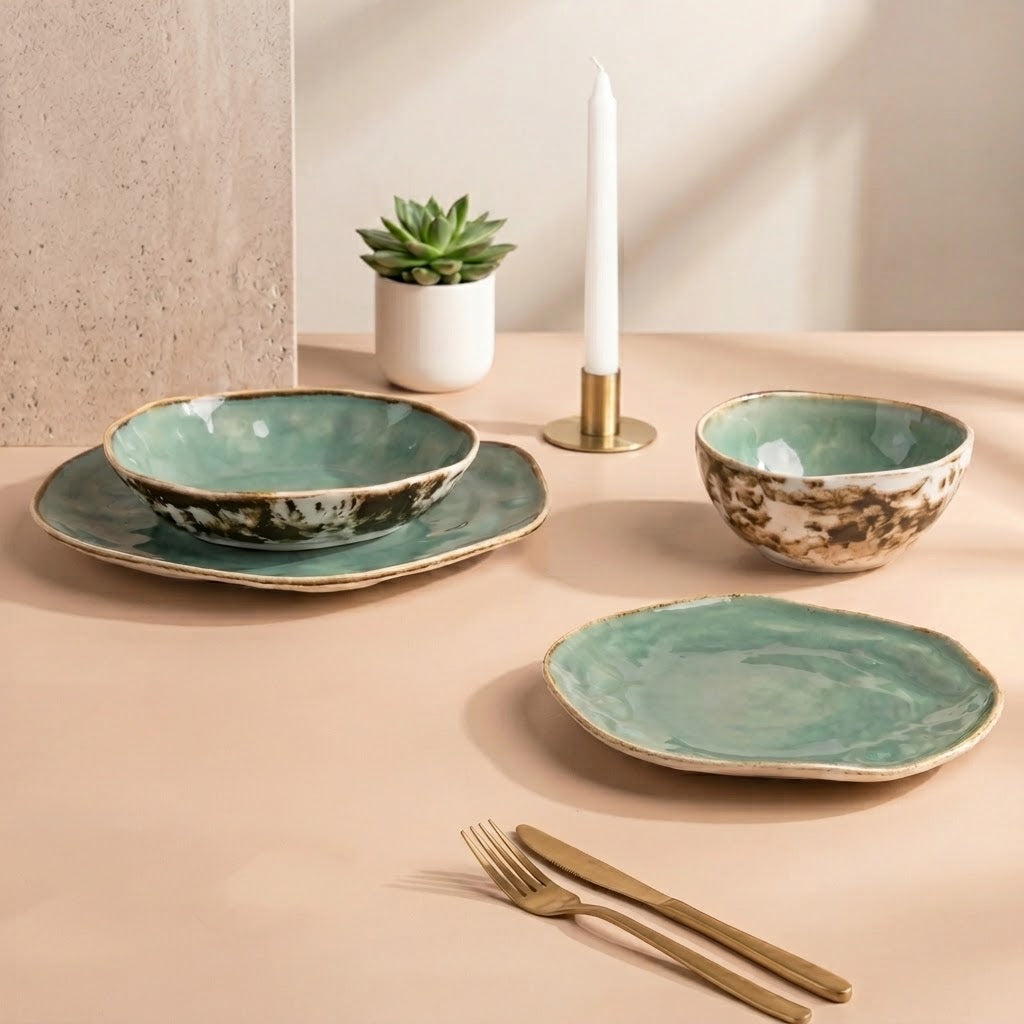 Organic Glow Dinner Set