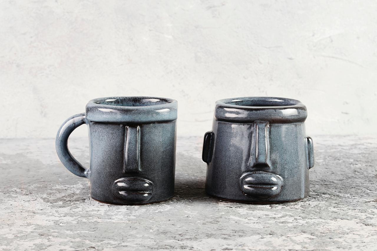 Grey Pottery Pot