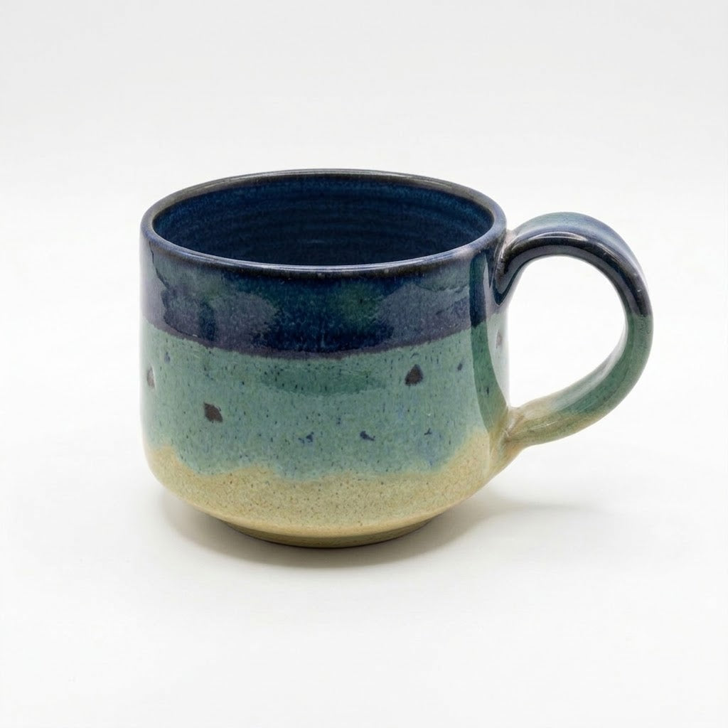 Blue Club Pottery Mug