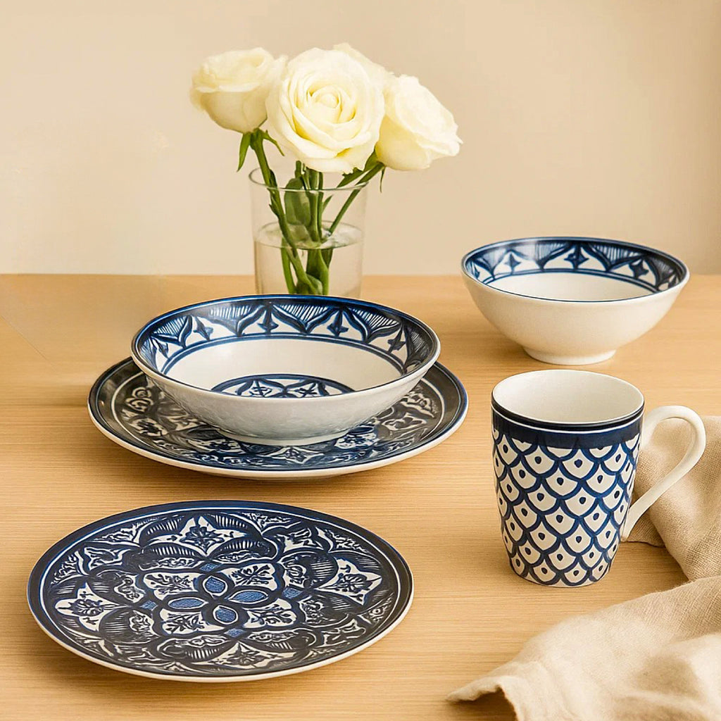Royal Blue Dinner Set