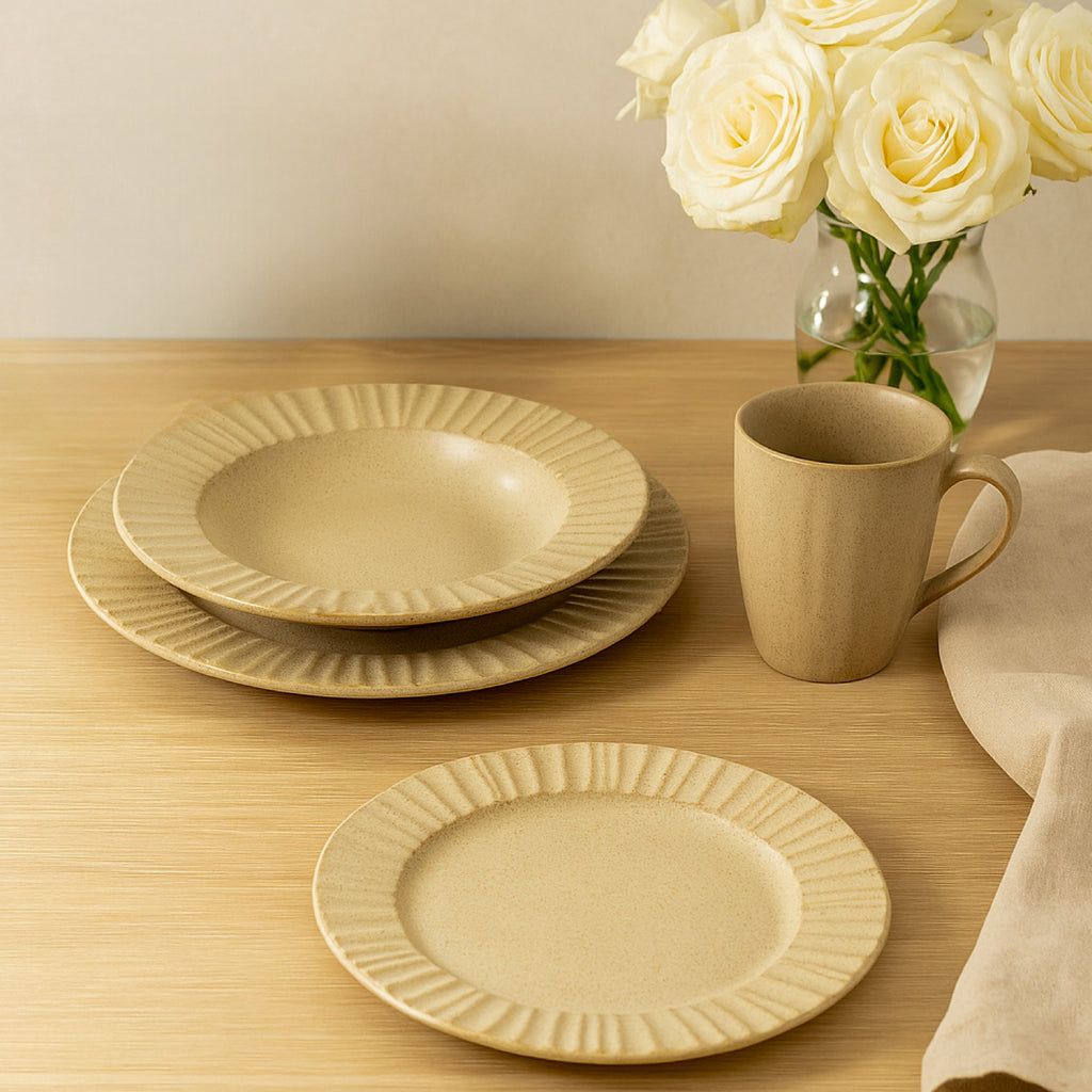 Porcelain Rustic Dinner Set