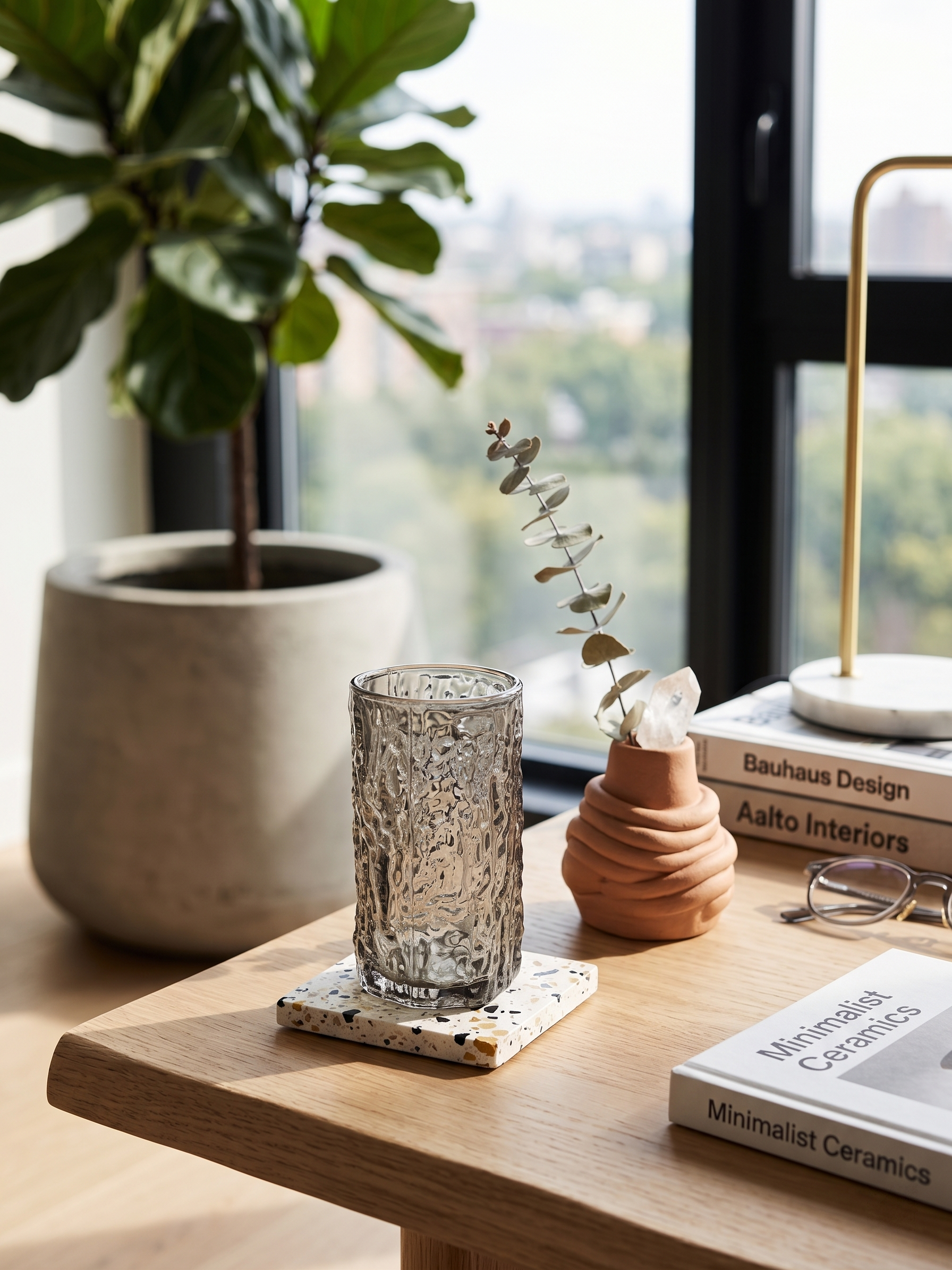 Cobalt Glass Cup