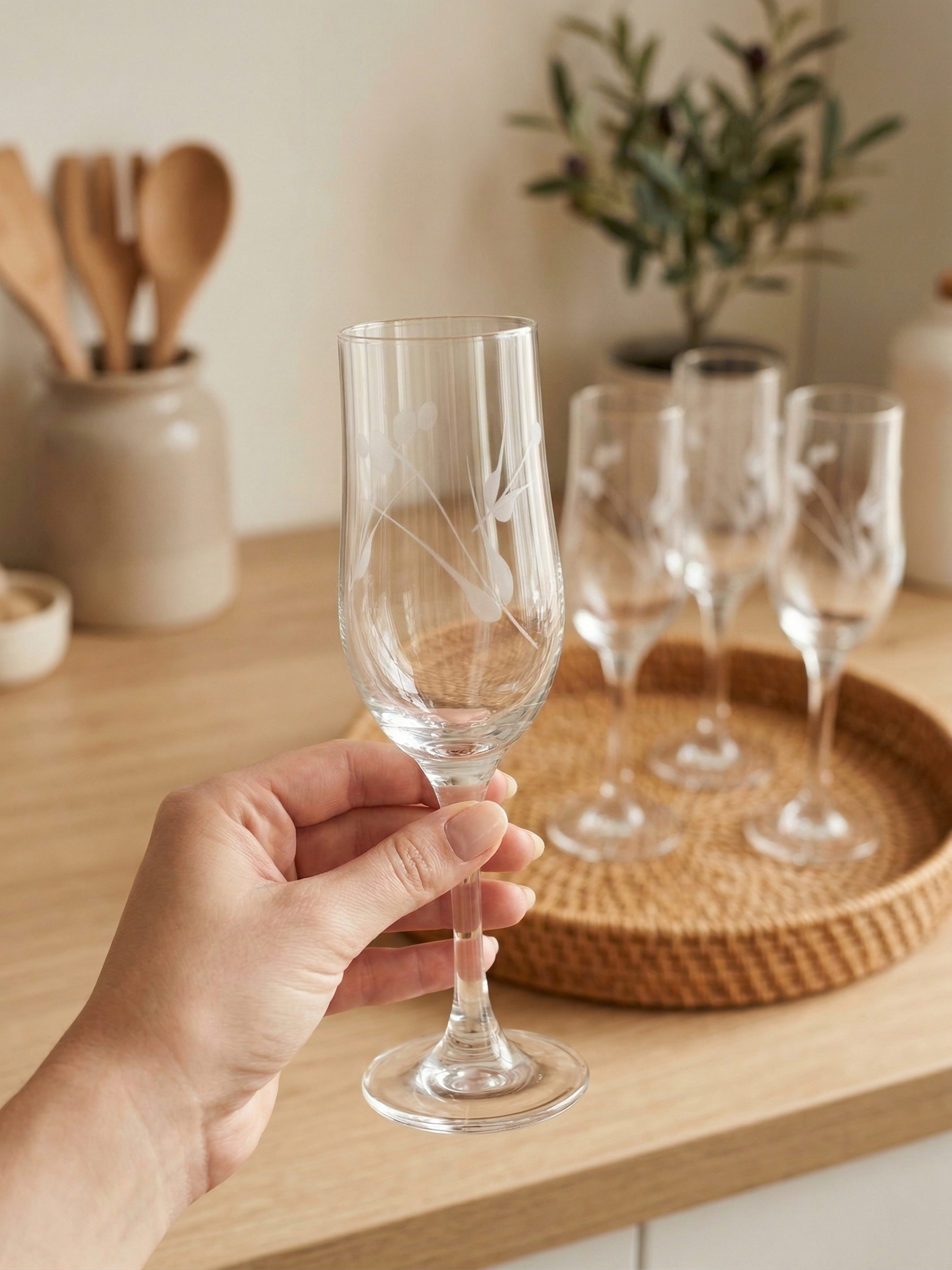 Silver Leaf Goblet