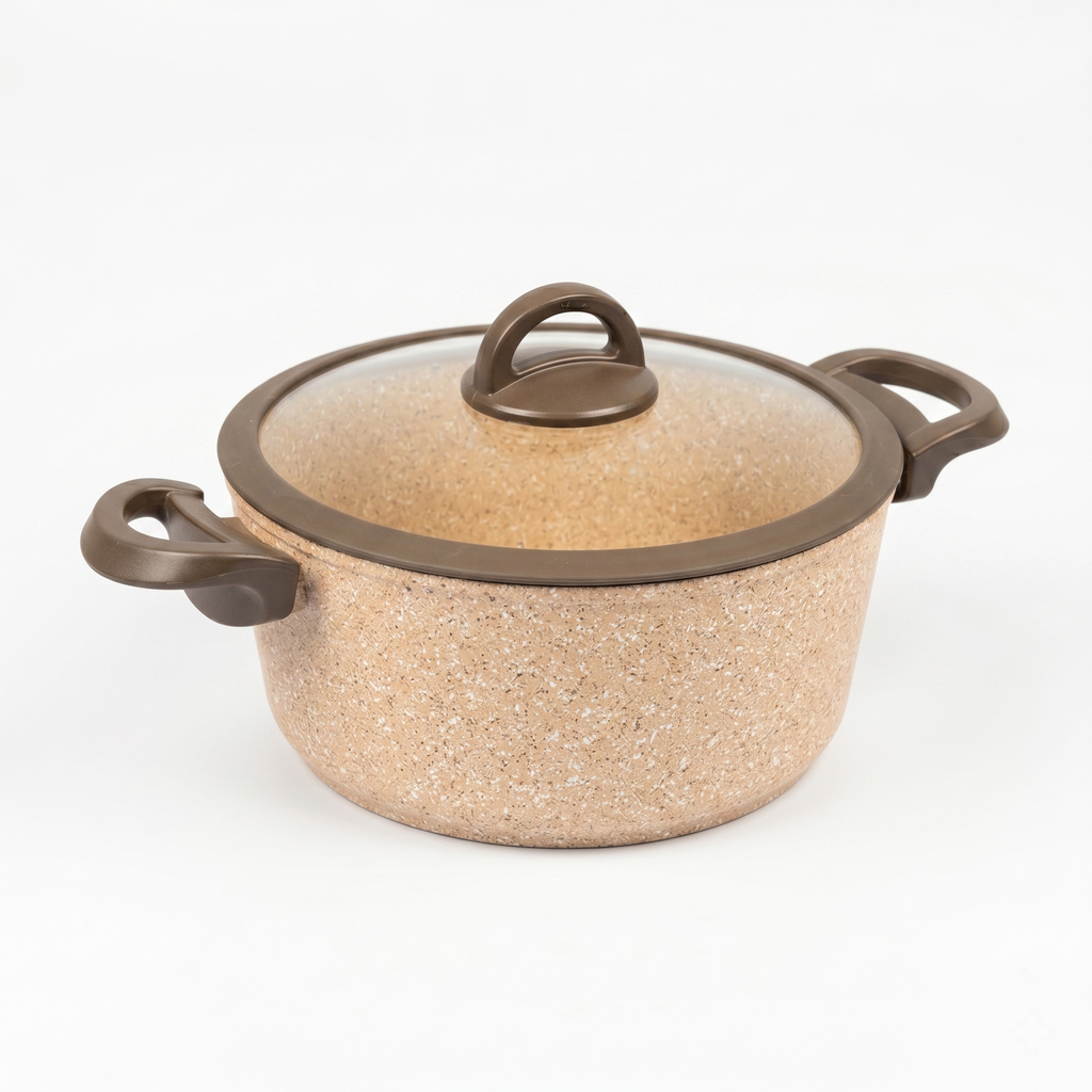 Beige Granite Casserole