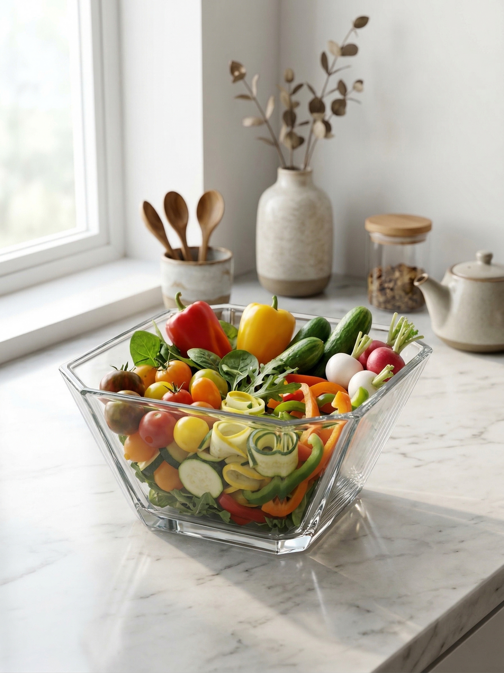 Hexagon Serving Bowl