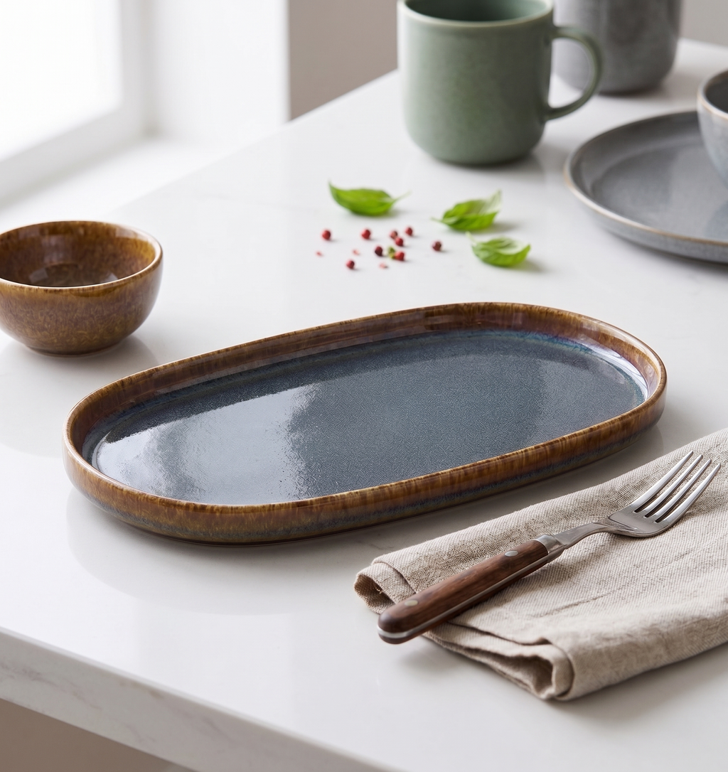 Emerald Green 36 CM Serving Platter