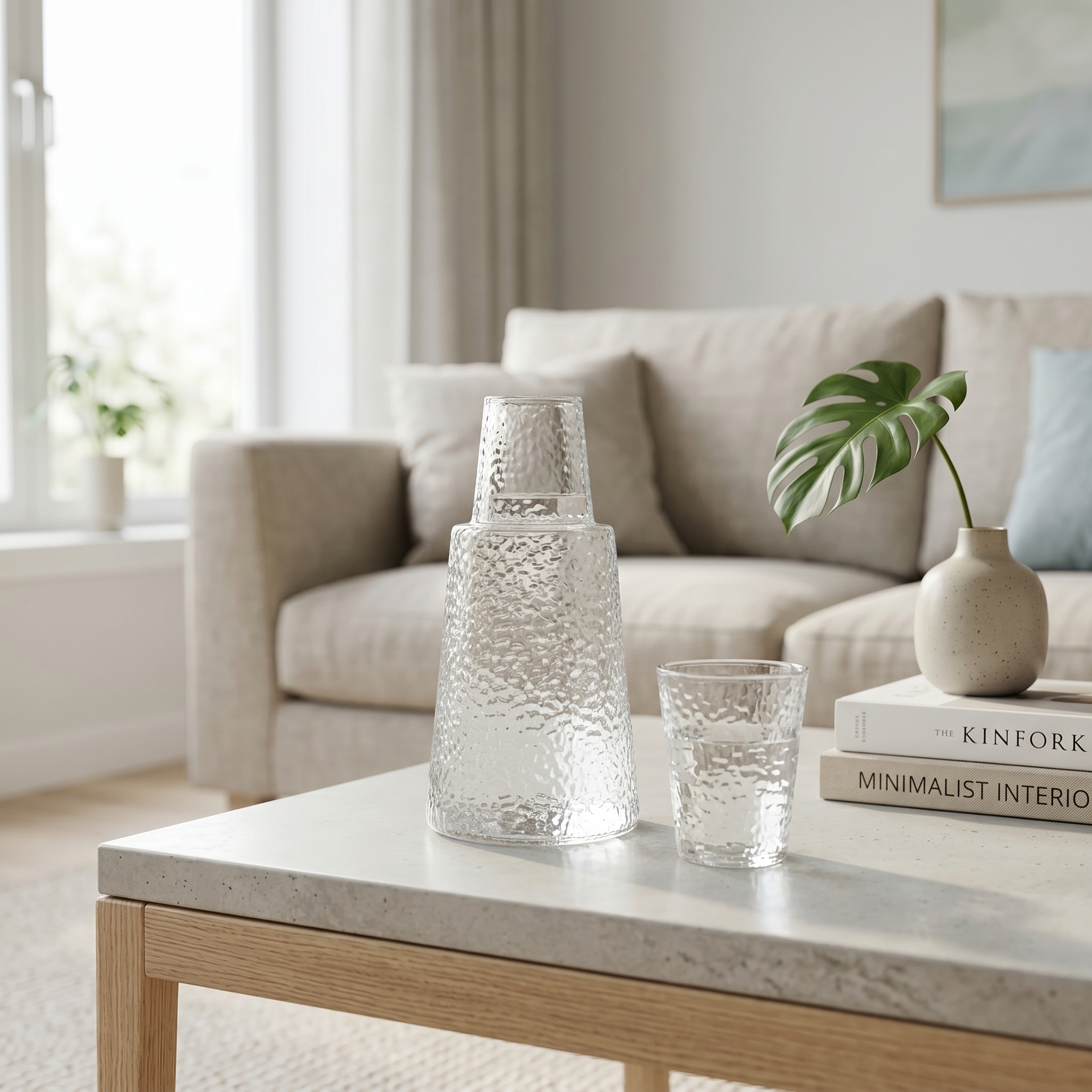 AquaBloom Glass Carafe Set