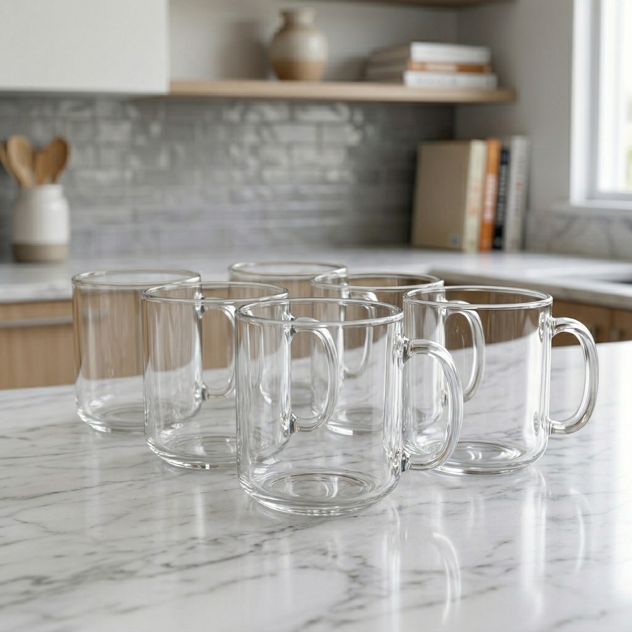 Acrylic Mug Set (6 pcs)