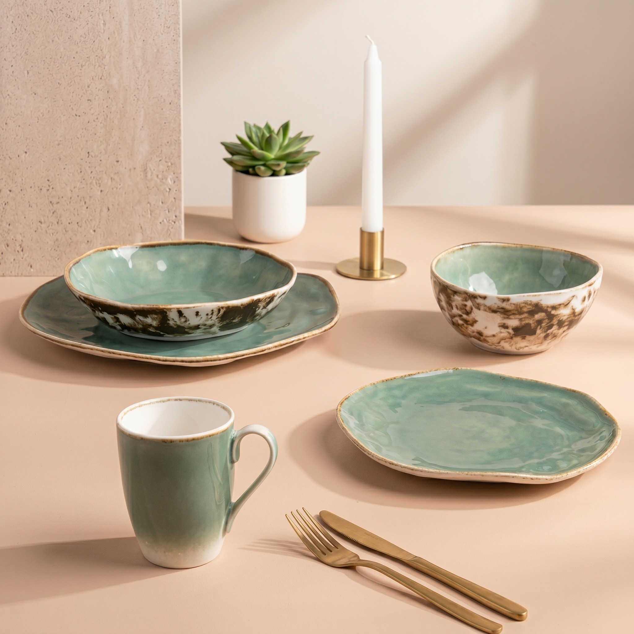 Organic Glow Dinner Set