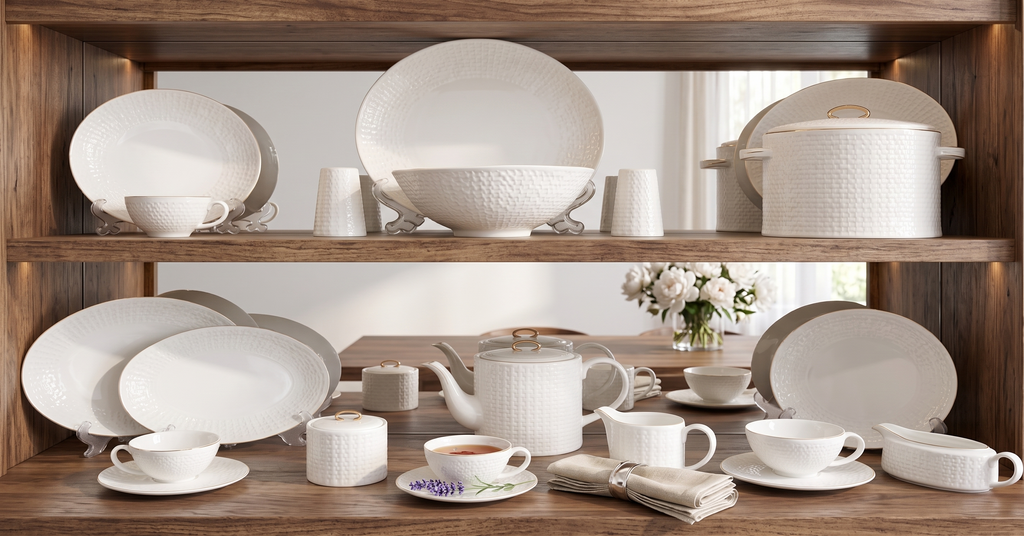 62-Piece Elegant Dining Set