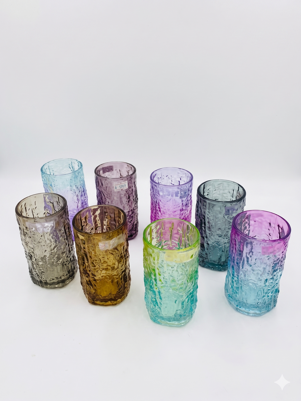8-Pieces Cobalt Glass Set