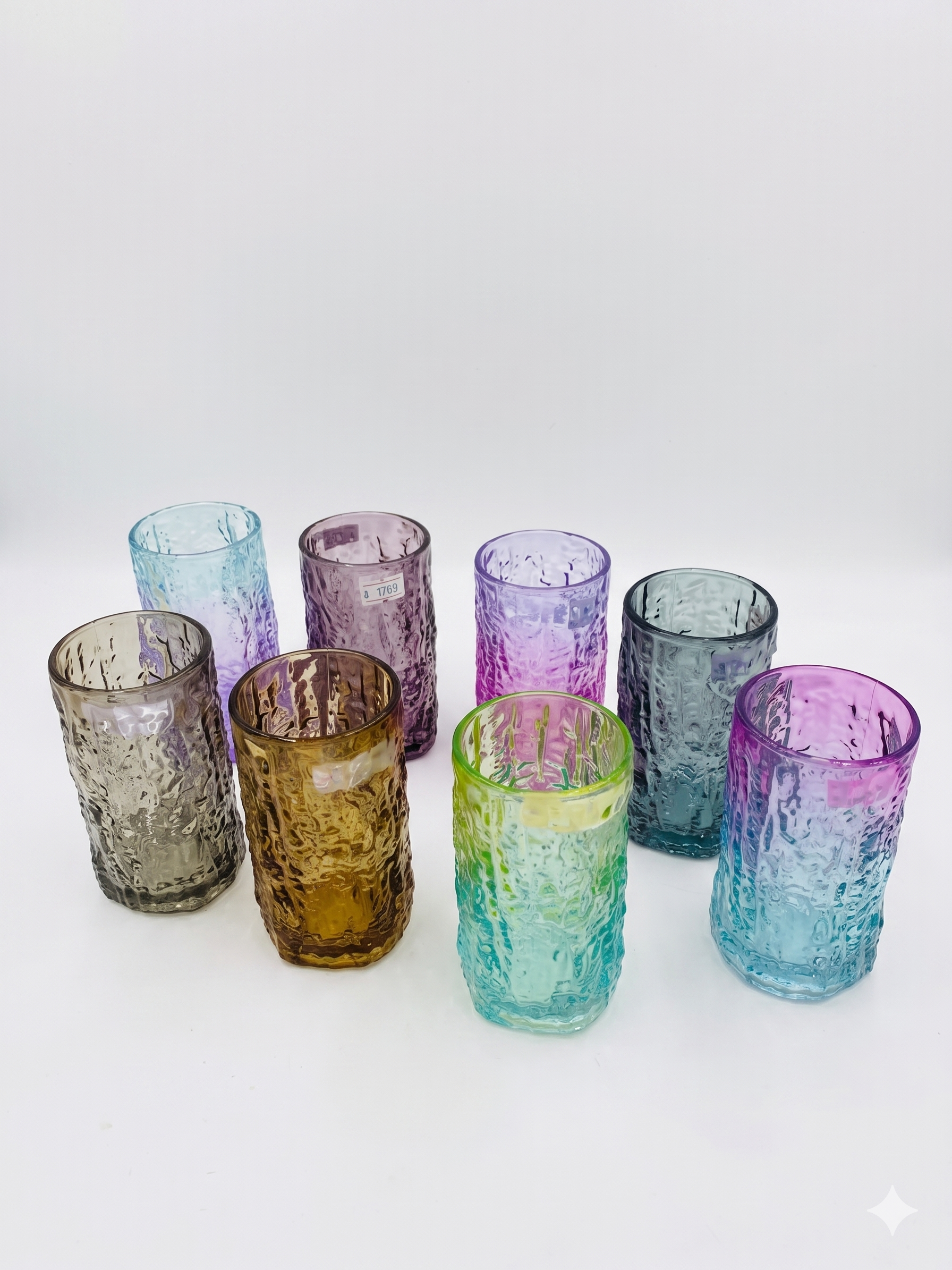 8-Pieces Cobalt Glass Set