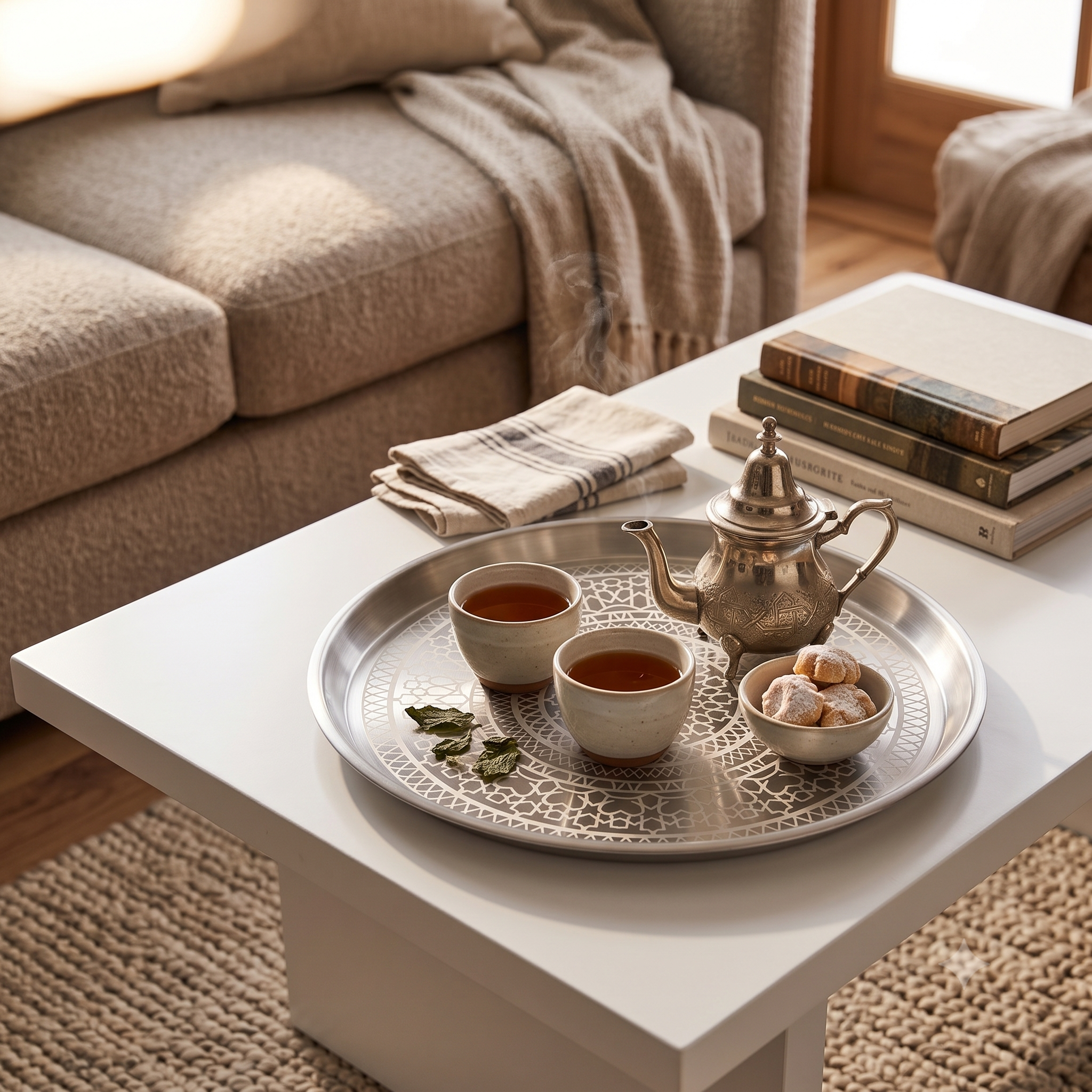 Arabesque Serving Tray - Black