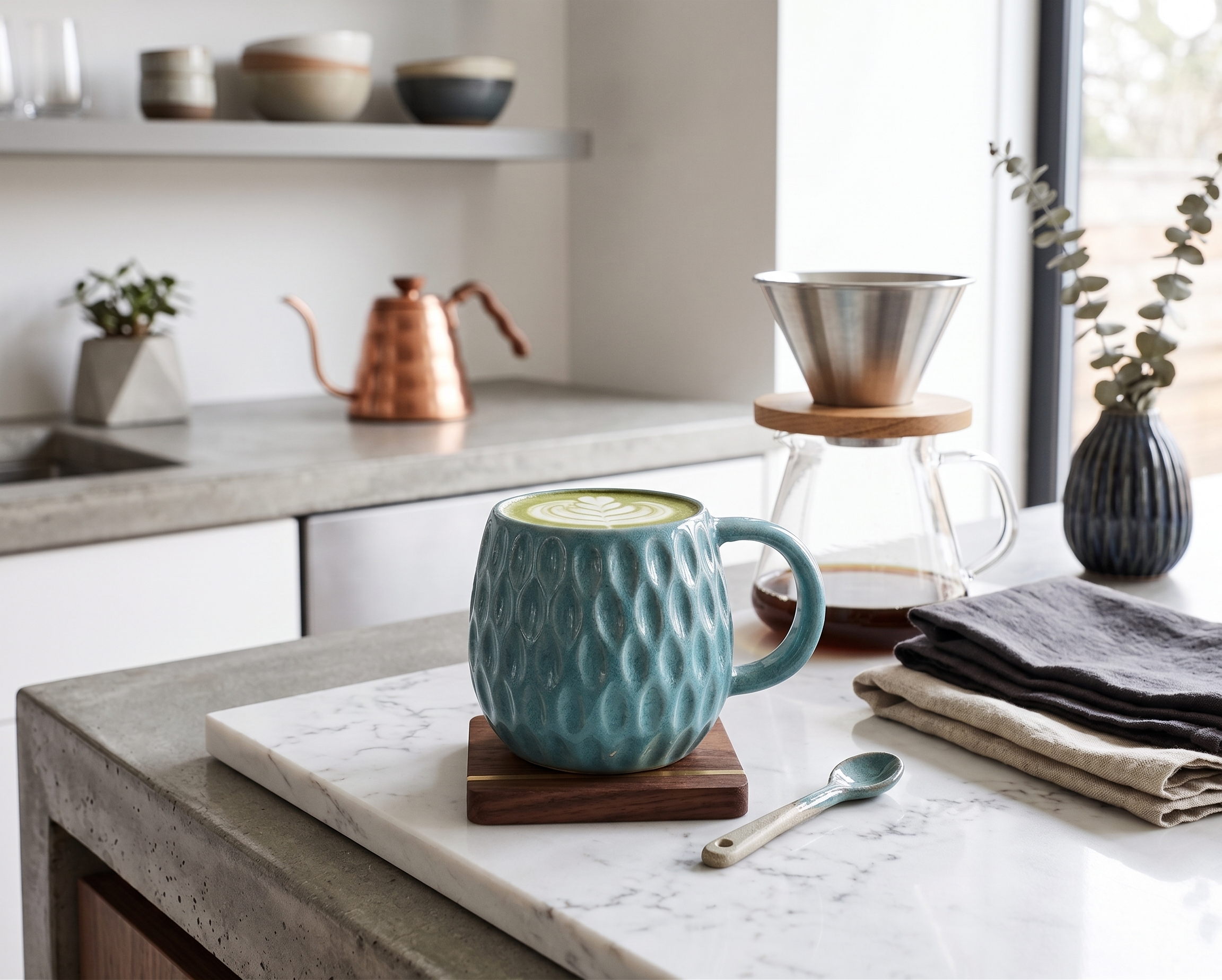 Cloudy Pottery Mug