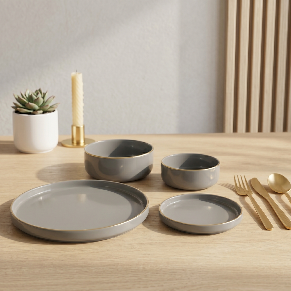 The Lunar Golden Dinner Set