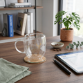 Christmas Double Glazed Tea Cup
