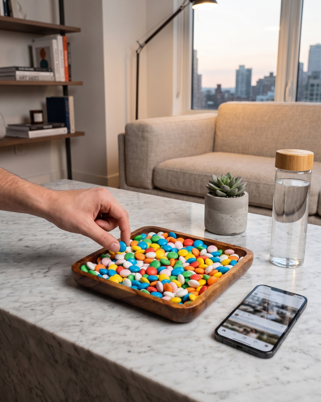 Square Nuts Platter