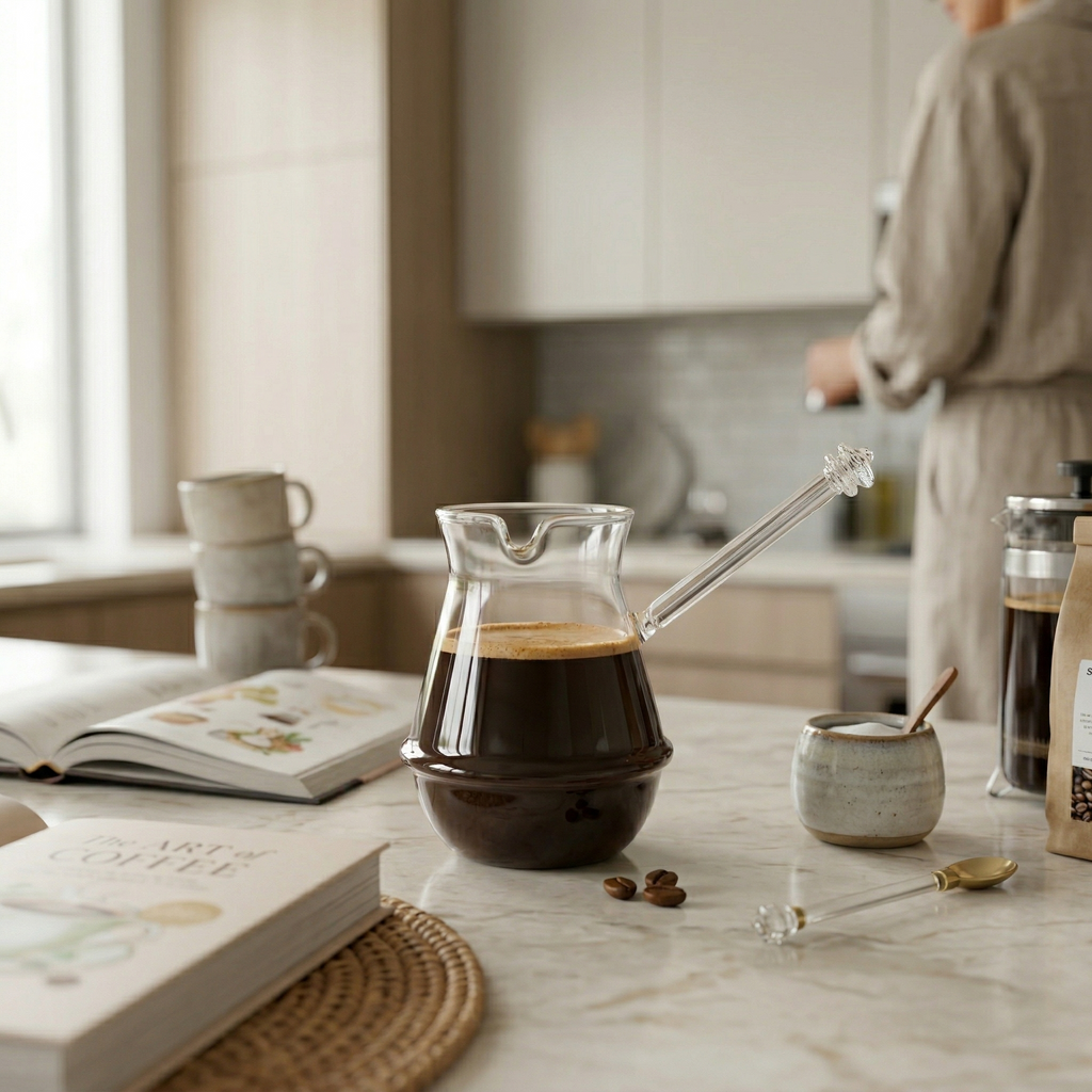 Glass Coffee Pot (kanaka)