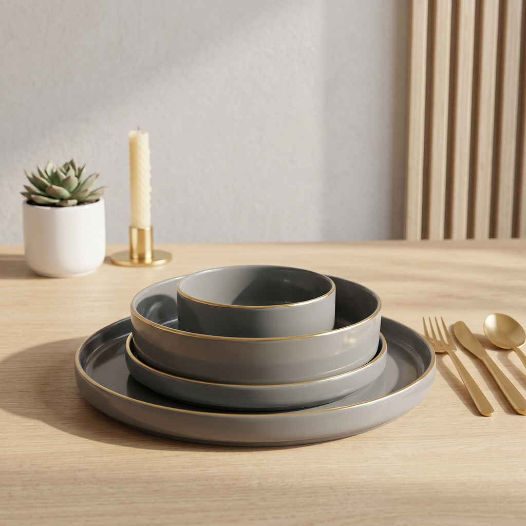 The Lunar Golden Dinner Set